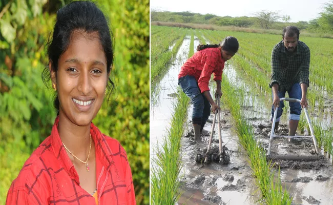 Vanitha Doing Organic Farming Inspires Everyone Childrens Day Special  - Sakshi