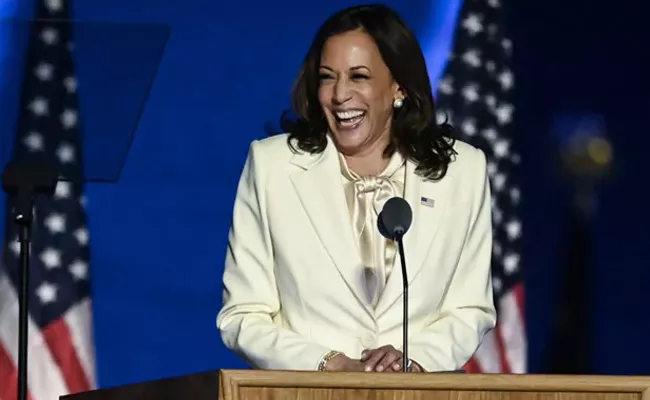 Kamala Harris Says To Leads Wave Of Elected Women Changing US Politics - Sakshi