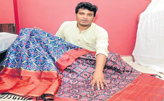 Assistant Professor Bharat Makes Specialization In Ikat - Sakshi