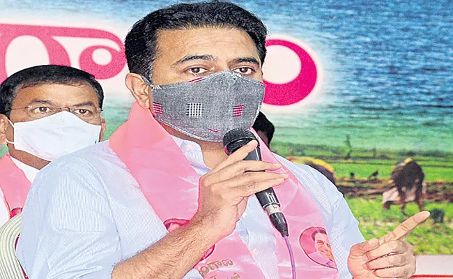 KTR Slams On BJP Money Distribution Dubbaka Bypoll Elections - Sakshi