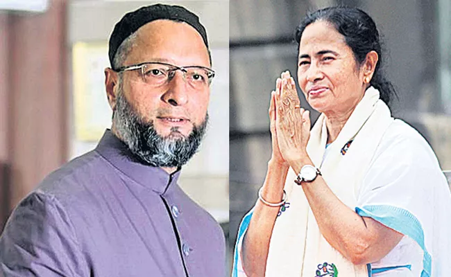 Asaduddin Owaisi warms up to Mamata Banerjee - Sakshi