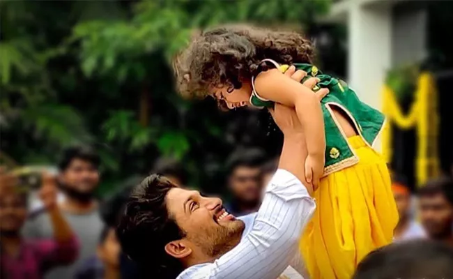 Allu Arjun Surprises Daughter Arha On her 4th Birthhday - Sakshi