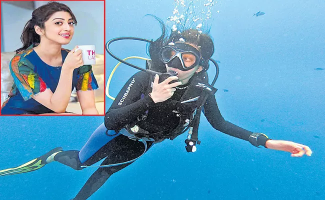 Pranitha Subash gets scuba certified in Maldives - Sakshi