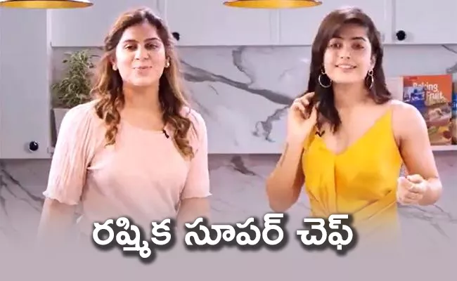 Rashmika Mandanna Prepared Koli Curry - Sakshi