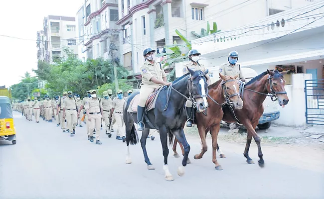 Rachakonda Commissionerate Create Record In 5 Km Flag March - Sakshi