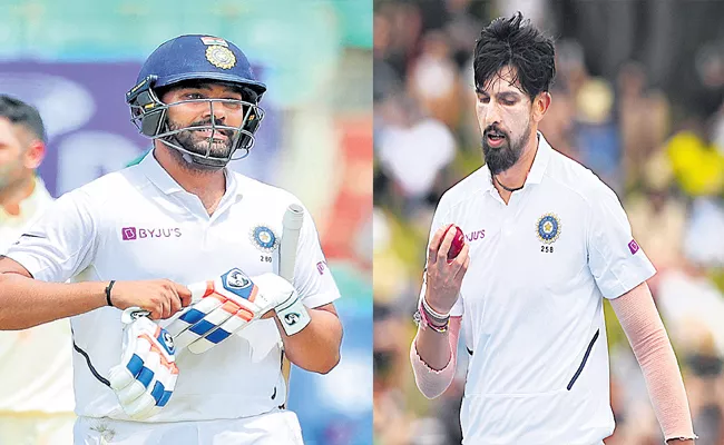 Rohith Sharma And Ishanth Sharma Ruled Out Of First Two Tests - Sakshi