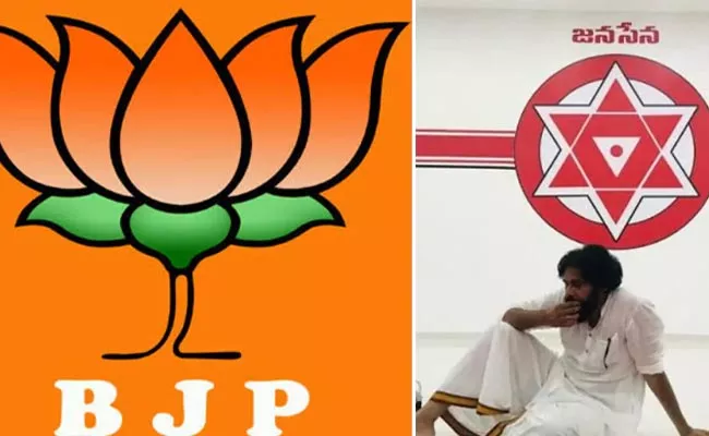 Civil War Between BJP And Janasena For Political Gain Tirupati - Sakshi