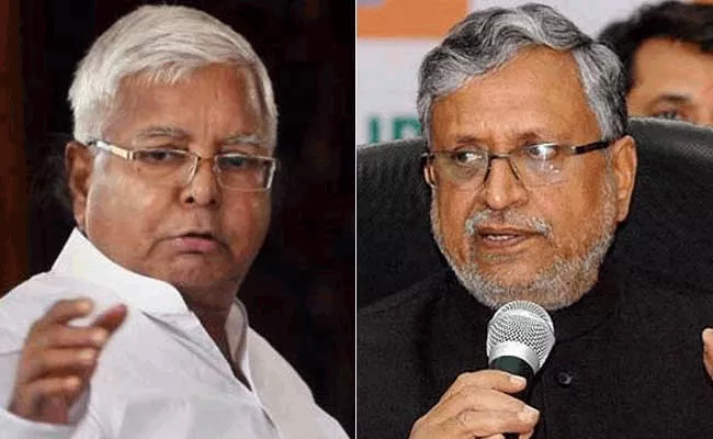 Lalu Yadav is Trying to Buy NDA MLAs, Alleges Sushil Modi - Sakshi