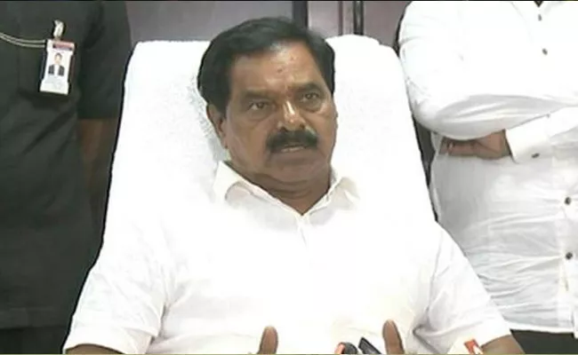 AP Deputy CM Narayana Swamy Missed Accident In Short - Sakshi