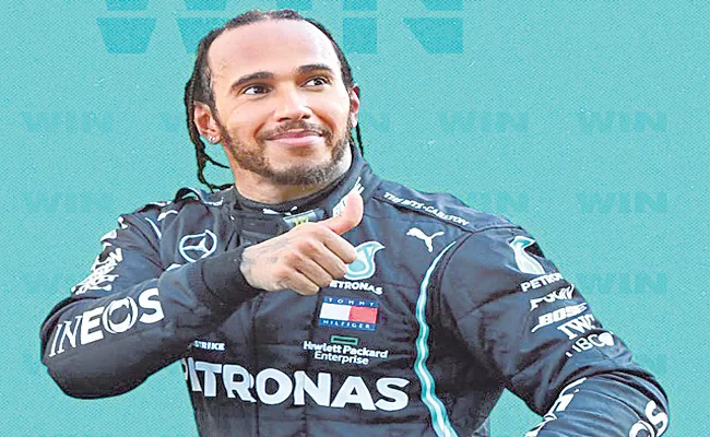 Lewis Hamilton delights in his 98th career pole at Bahrain F1 GP - Sakshi