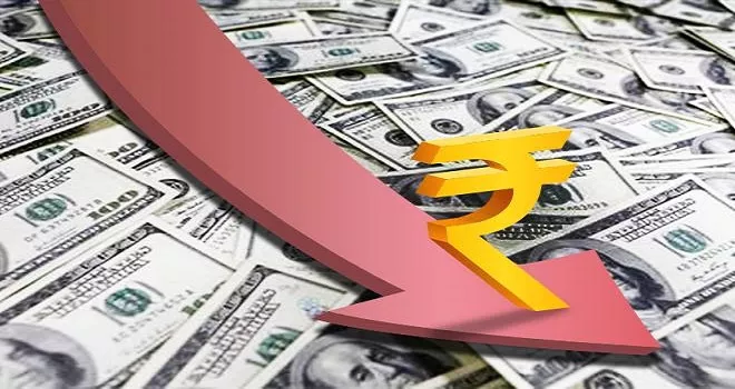 Rupee tumbles vs dollar in forex market - Sakshi