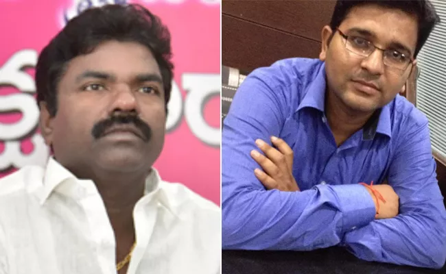 TRS MLA Rasamayi Balakishan Verbal War With Villager Goes Viral - Sakshi