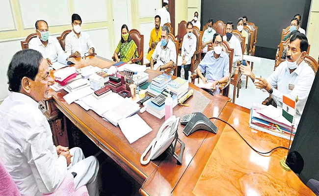 KCR Review Meeting On Yadadri Temple Development Works At Hyderabad - Sakshi