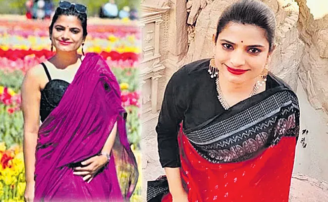 Ajanta Mahapatra Travel Around The World In Her Saree Attire - Sakshi