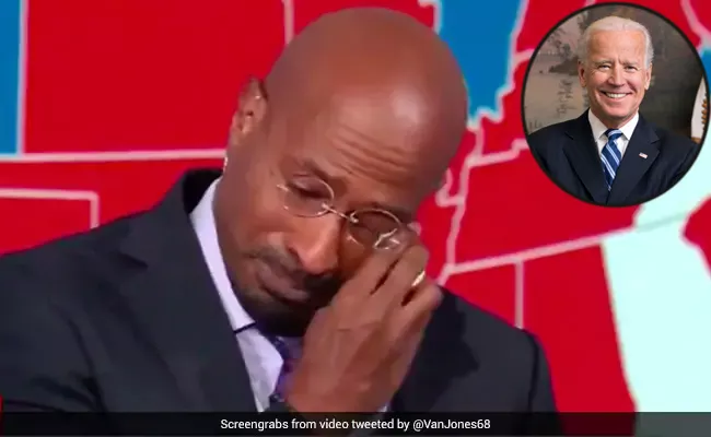 Joe Biden Victory CNN Van Jones Weeps On Camera Goes Viral - Sakshi