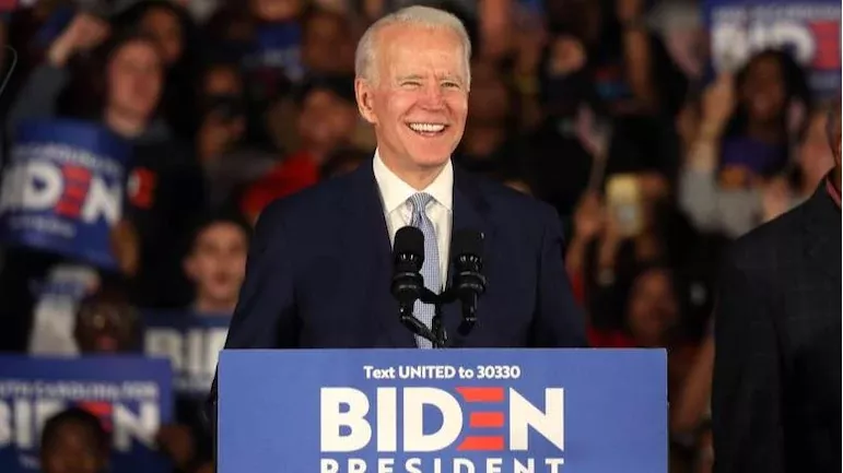 Joe Biden spoke of Distant Relatives Living in Mumbai - Sakshi