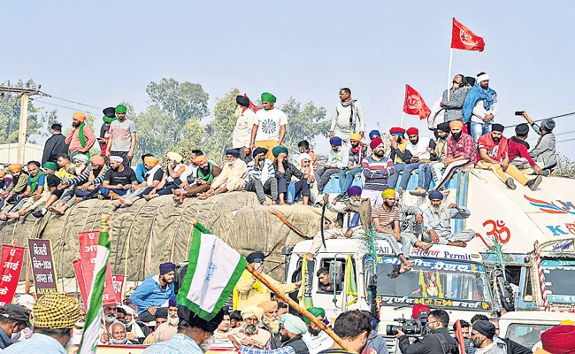 Farmer unions agree to meet Centre today - Sakshi