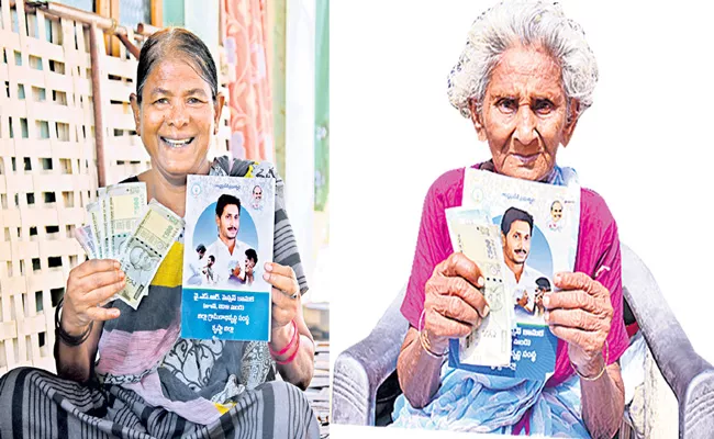 Pensions Distribution 3 Days In Andhra Pradesh - Sakshi