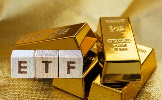 Gold ETF flows turn negative after 7 months as price falls - Sakshi