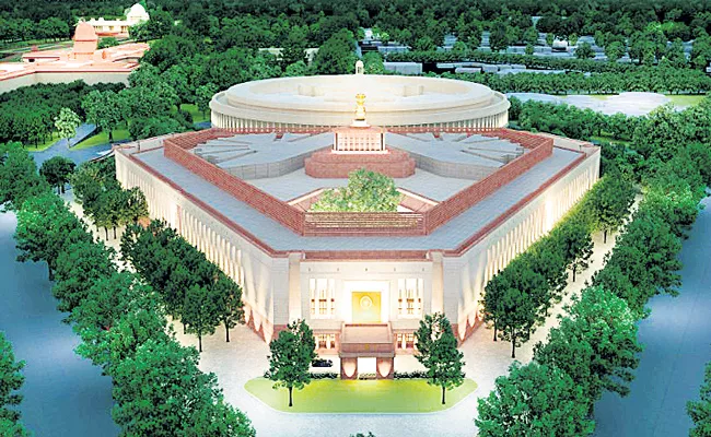 PM Modi to lay foundation stone for new Parliament building - Sakshi