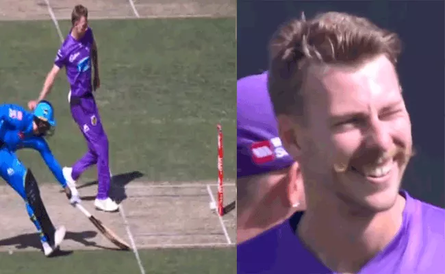 Hobart Hurricanes Bowler Run Out Batsman With Fancy Footwork In BBL - Sakshi