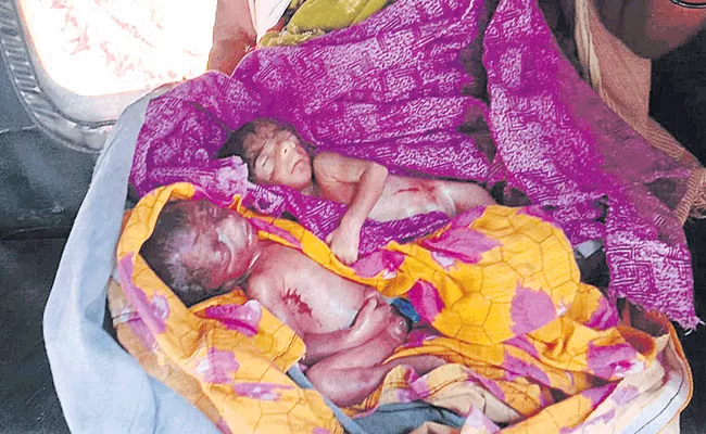 Twins Died In Kodad After Mother Refused Them - Sakshi