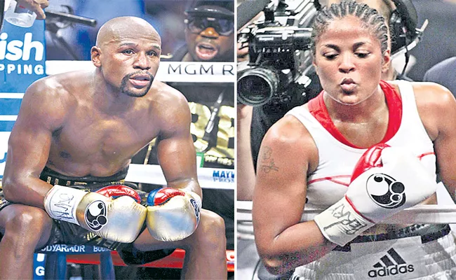 Mayweather and Laila Ali elected to Boxing Hall of Fame - Sakshi