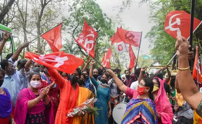 LDF sweeps Kerala local body elections - Sakshi