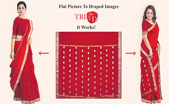  Startup develops software for displaying garment images in 3D - Sakshi