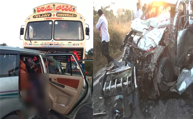 Six Deceased In Road Accident At Chevella Rangareddy - Sakshi