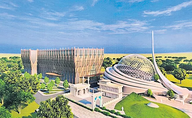 Indo-Islamic Cultural Foundation Trust unveils design of mosque - Sakshi