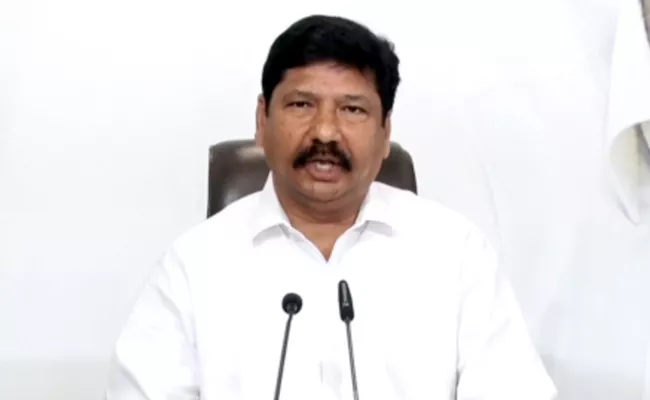 MLA Jogi Ramesh Slams Chandrababu Over Rayapati Sambasiva Rao Corruption - Sakshi