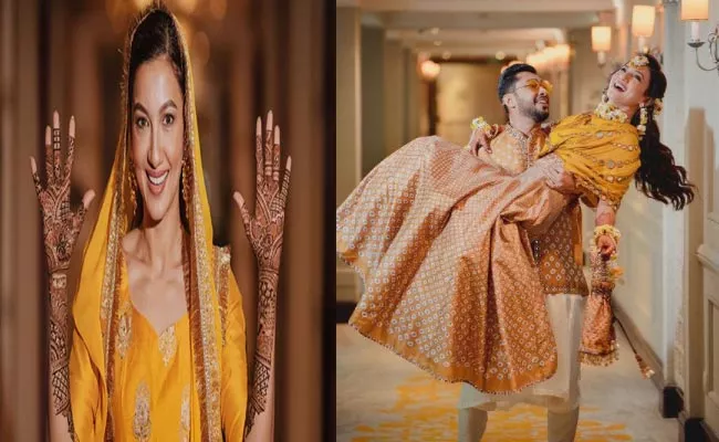 Gauahar Khan Shares Adorable Pics Pre Wedding Celebrations - Sakshi