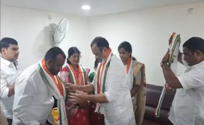 Adibatla Municipal Chairman Praveen Goud Joins In Congress - Sakshi