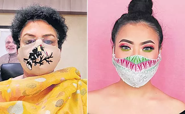 Designer Shunsing Ragui Mask Making In Manipur - Sakshi