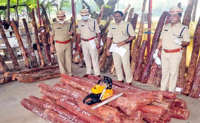 YSR Kadapa Police Operation Success On Redwood Smugglers Arrest - Sakshi