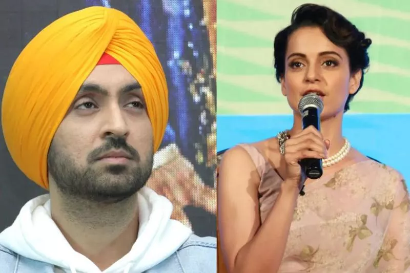 Kangana Ranaut Calls Diljit Dosanjh Is Karan Johar Ke Paltu - Sakshi