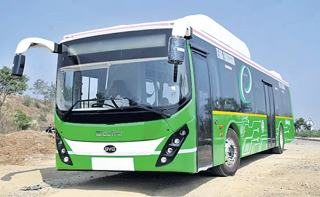 Olectra-Evey Trans wins order for 150 electric buses from PMPL - Sakshi