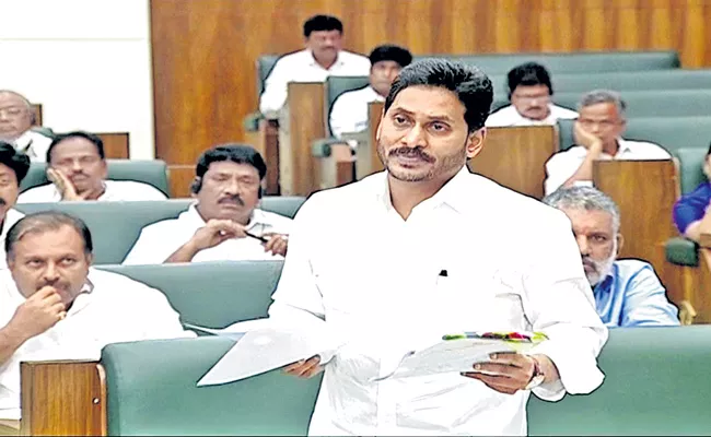 ASSEMBLY SESSION: CM Jagan Slams On TDP Propaganda - Sakshi