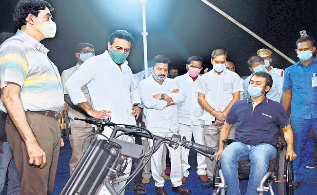 The Society Should Support And Stand With Disabled: KTR - Sakshi