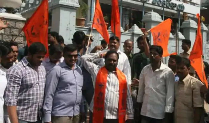 Bajrang Dal Warns Hindus Visiting Church will be Beaten on Christmas - Sakshi