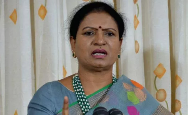 Dk Aruna Fires Opposition parties - Sakshi