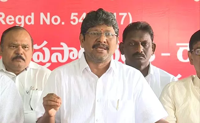 Employees Union Serious On SEC Nimmagadda Ramesh - Sakshi