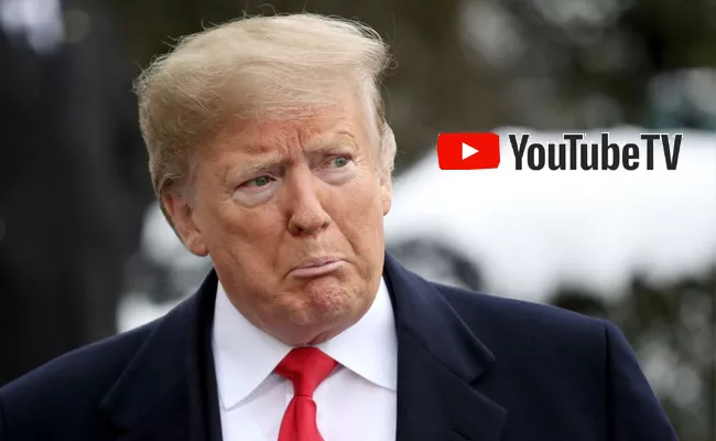 YouTube suspends Trump account, barring uploads and comments - Sakshi