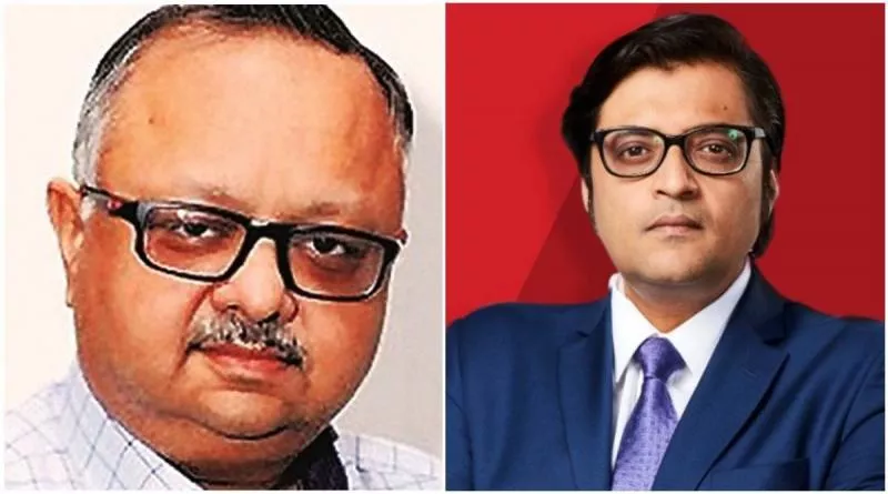 Mumbai Police Cite WhatsApp Chats Between Arnab and Ex BARC Chief - Sakshi