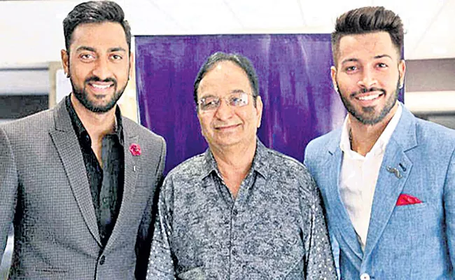 Krunal and Hardik Pandyas father Himanshu passes away - Sakshi