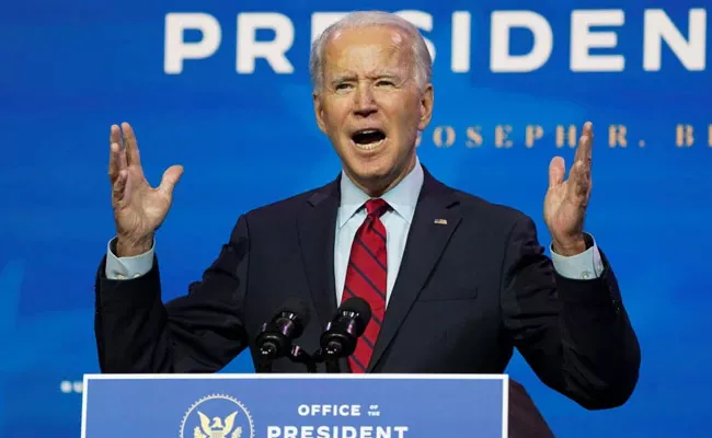 Joe Biden Announces Vaccination Plan 100 Million In 100 Days - Sakshi