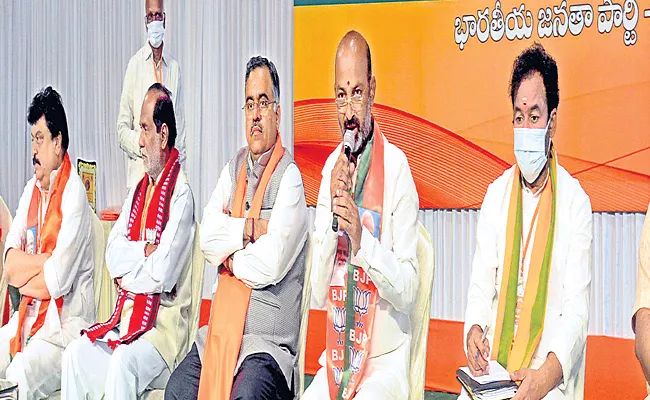 Bandi Sanjay Says BJP Leader Will Be Next CM In Telangana - Sakshi