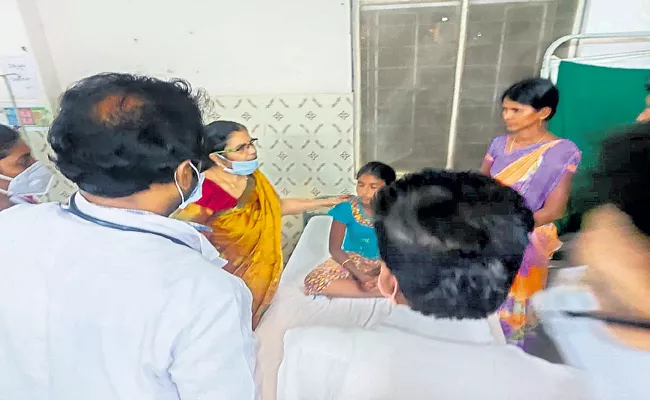 Symptoms of elusive disease in Pulla Village - Sakshi