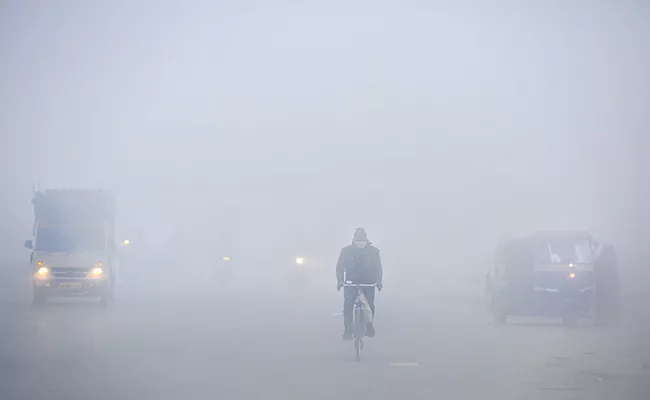 Severe cold wave in Delhi on New Year Day; - Sakshi